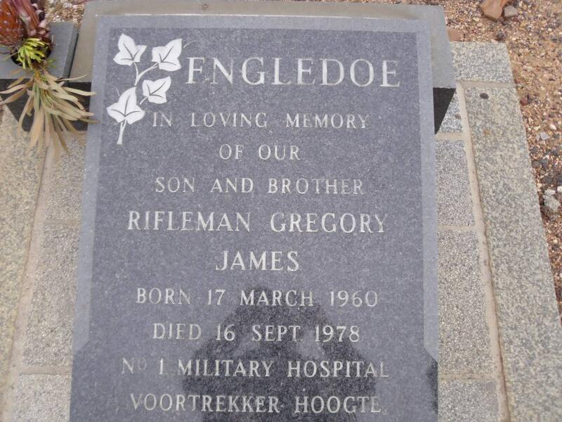 ENGLEDOE Gregory James 1960-1978