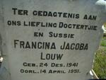 LOUW Francina Jacoba 1941-1951