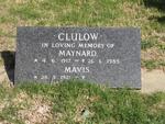 CLULOW Maynard 1917-1985 & Mavis 1921-2003