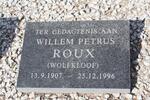 ROUX Willem Petrus 1907-1996