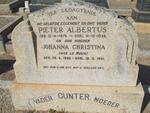 GUNTER Pieter Albertus 1876-1948 & Johanna Christina le ROUX 1885-1961