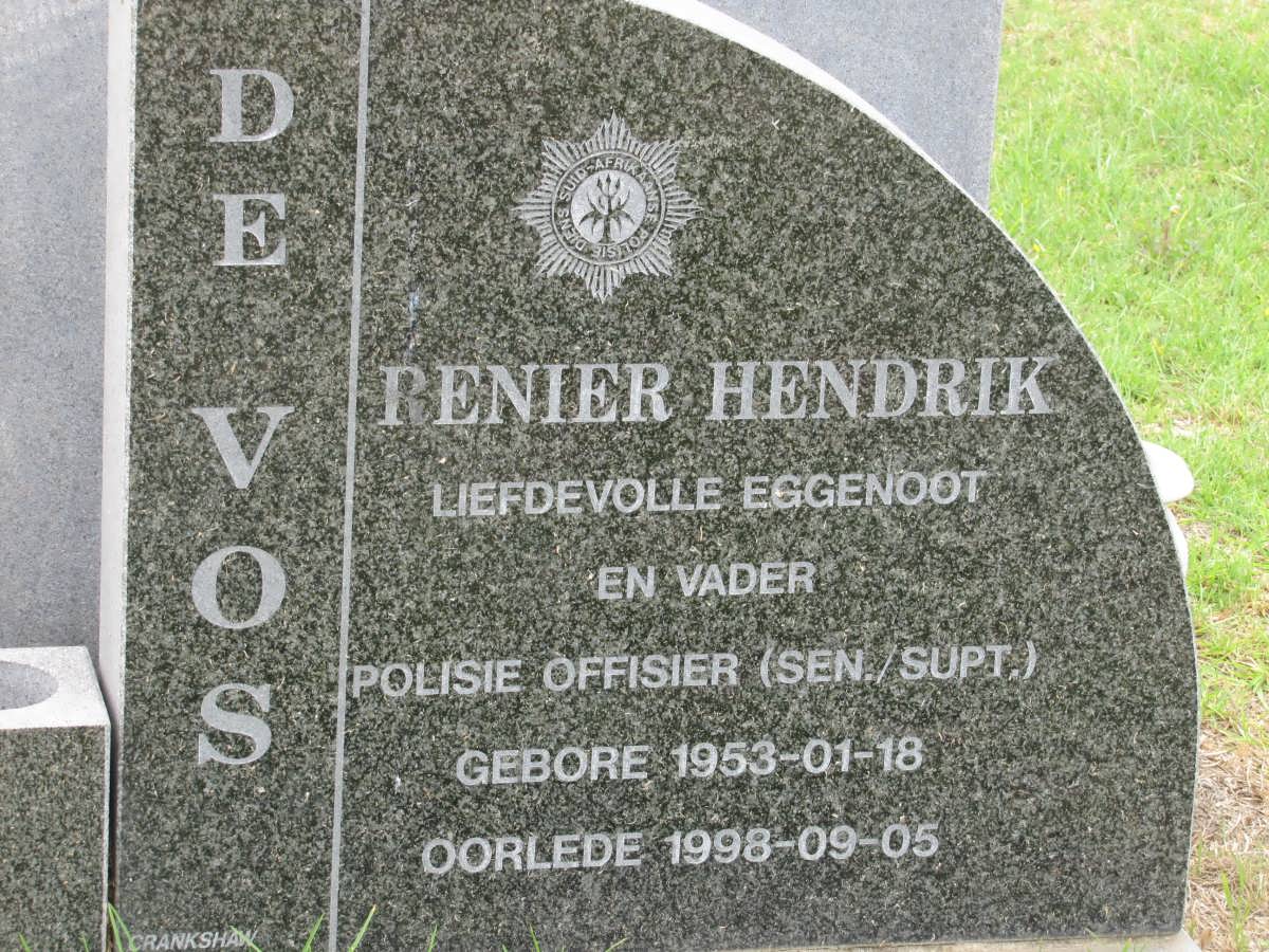VOS Renier Hendrik, de 1953-1998