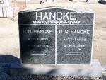 HANCKE P.W. 1889-1953 & H.M. 1895-1974