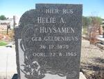 HUYSAMEN Helie A. nee GELDENHUYS 1875-1965