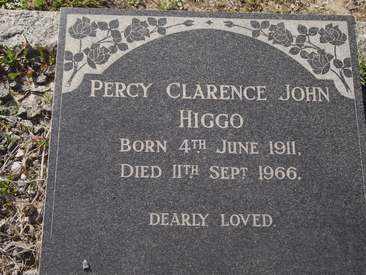 HIGGO Percy Clarence John 1911-1966