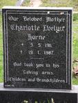 HORNE Charlotte Evelyn 1911-1987