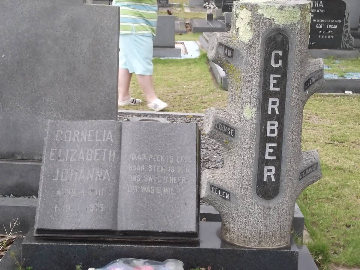 GERBER Cornelia Elizabeth Johanna 1911-1973