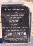 SCHEEPERS Jocobus L. 1929-1977
