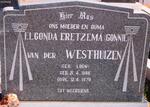 WESTHUIZEN Elgonda Eretzema, van der nee LOUW 1886-1970