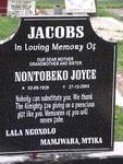 JACOBS Nontobeko Joyce 1939-2004