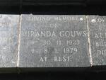 GOUWS Miranda 1923-1979