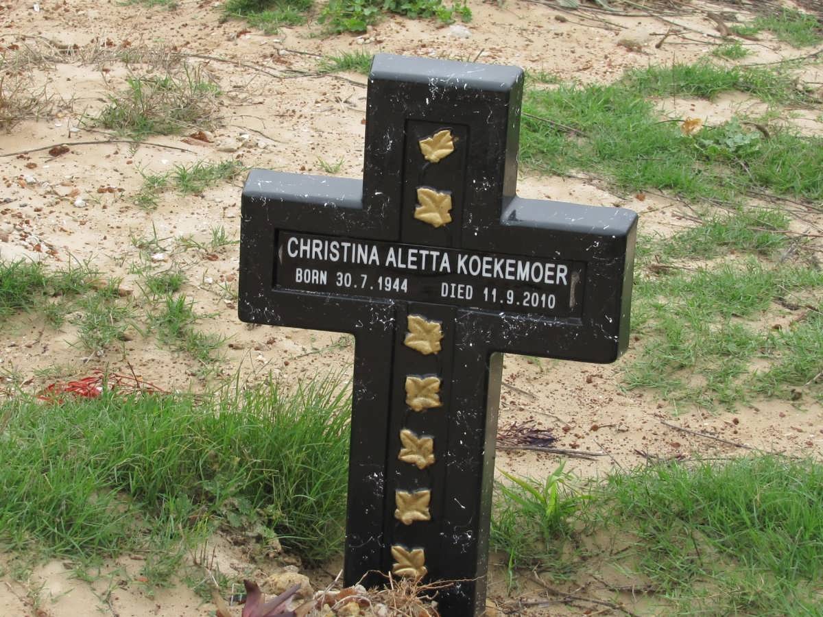 KOEKEMOER Christina Aletta 1944-2010