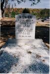 ROWAN George W.M. 1913-1986 & Ellen K. 1919-1999