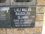 DLAMINI Lali Malan Raudolph 1954-2001