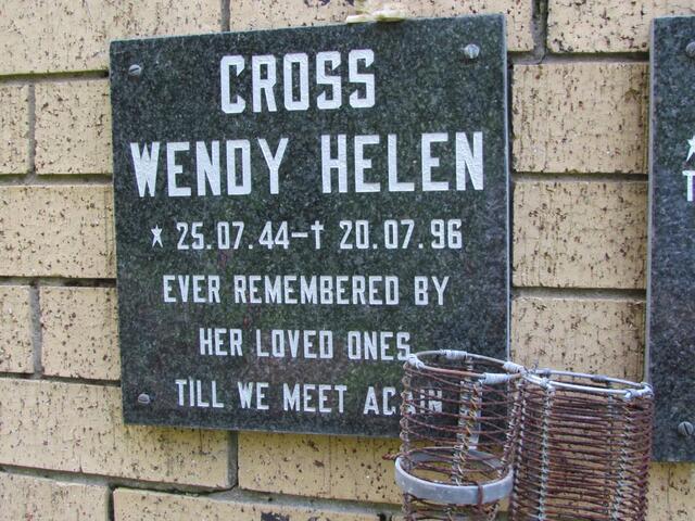 CROSS Wendy Helen 1944-1996