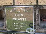 DREWETT Ellen 1947-2003