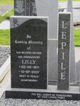 LEPILE Lilly 1911-2007