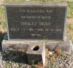 DICKS Shirley 1951-1969