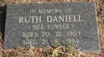 DANIELL Ruth nee FOWLER 1903-1994