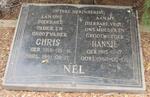 NEL Chris 1918-1991 & Hansie 1915-1980