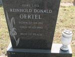 OERTEL Reinhold Donald 1917-1990