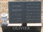 OLIVIER Johan Martin 1974-1989