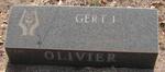 OLIVIER Gert J. 1925-1988