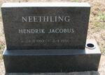 NEETHLING Hendrik Jacobus 1910-1986