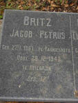 BRITZ Jacob Petrus 1867-1948 & Elzie Magaretha ROUX 1866-1934