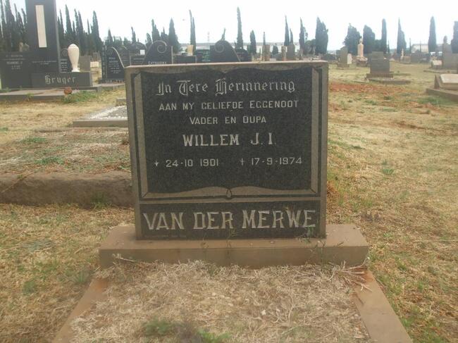 MERWE Willem J.I., van der 1901-1974