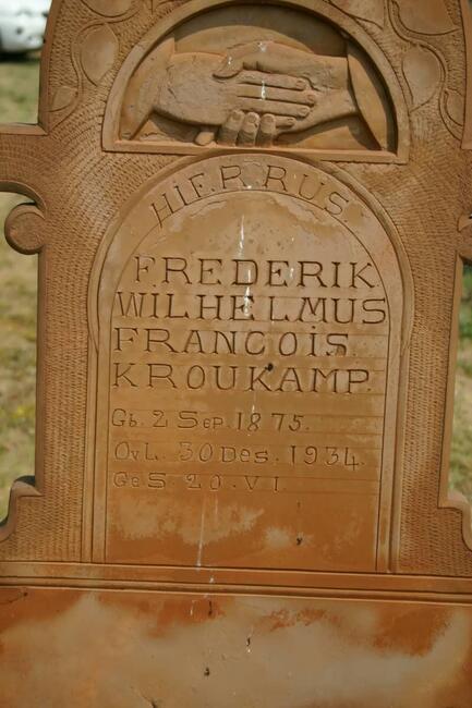 KROUKAMP Frederik Wilhelmus Francois 1875-1934