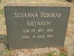 KRYNAUW Susanna Deborah 1885-1962