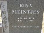 MEINTJES Rina 1926-1996