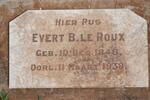 ROUX Evert B., le 1846-1938
