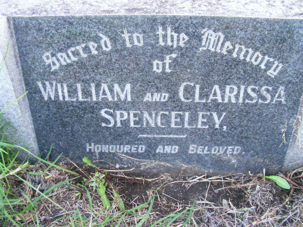 SPENCELEY William & Clarissa