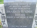 BOTHA Johannes Hendrik 1907-1963