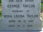 TAYLOR George 1887-1958 & Vera Louisa WATTS -1949