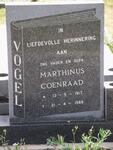 VOGEL Marthinus Coenraad 1917-1988