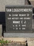 LOGGERENBERG Minnie E.J., van 1906-1981
