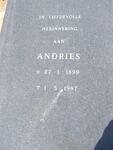 ROUX Andries, Le 1899-1987 & Jacoba E. 1908-1988 
