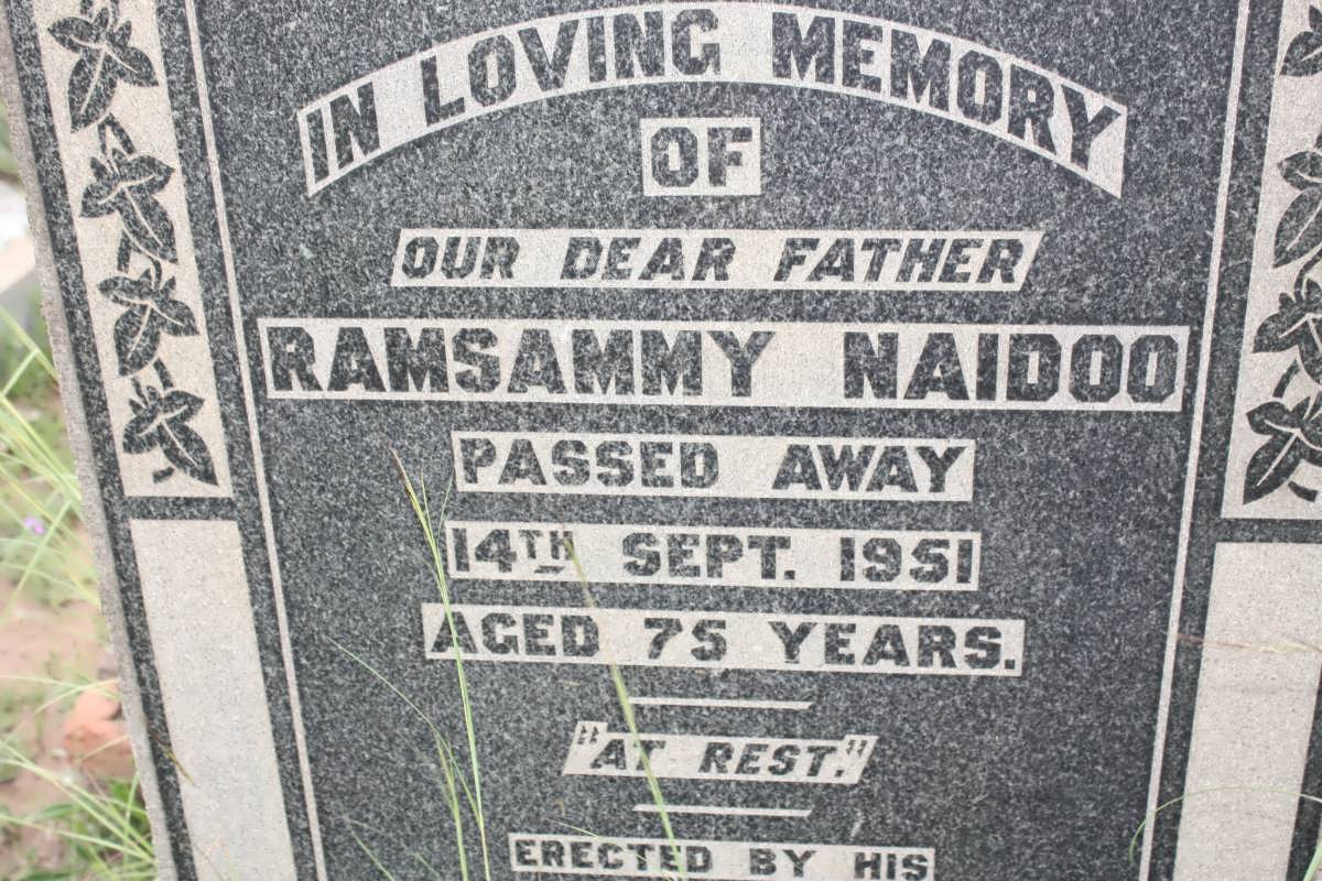 NAIDOO Ramsammy -1951