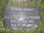 WEATHERDON A.J.T. 1900-1967