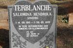 TERBLANCHE Salomina Hendrika nee VIVIERS 1912-1988