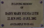 LYTH Daisy Mary Sylvia 1932-2002