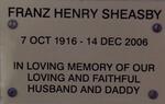 SHEASBY Franz Henry 1916-2006