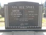 SPOEL Simke, van der 1902-1985 & Grietje VAN DER LOON 1904-2000