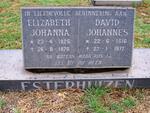 ESTERHUIZEN David Johannes 1916-1977 & Elizabeth Johanna 1926-1978