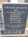 KRUGER Robert Albertus 1920-1996