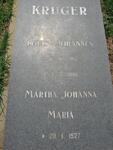 KRUGER Louis Johannes 1915-1990 & Martha Johanna Maria 1927-