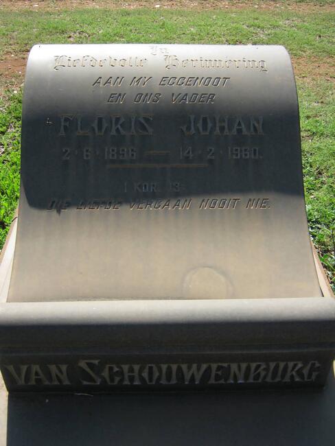SCHOUWENBURG Floris Johan, van 1896-1960